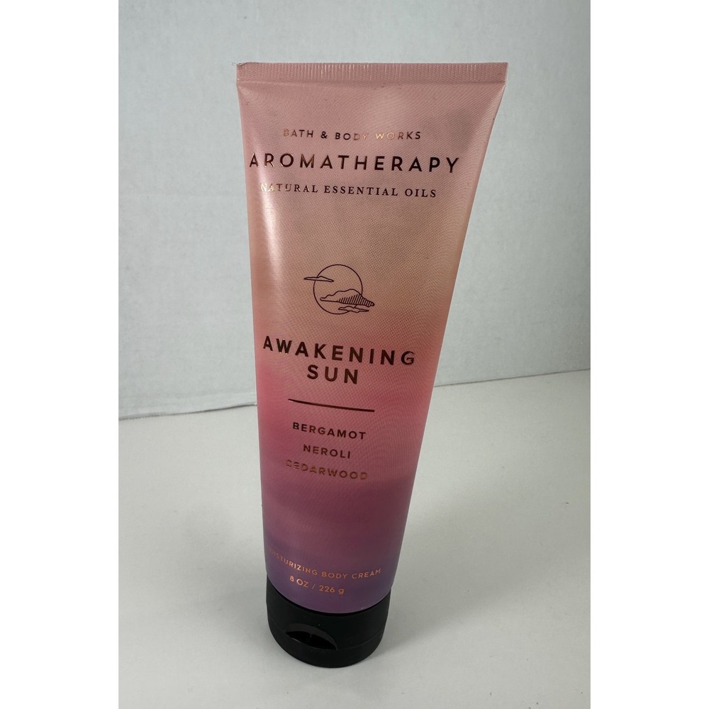Bath & Body Works Aromatherapy Awakening Sun Moisturizing Body Cream 8 oz New - Picture 2 of 6